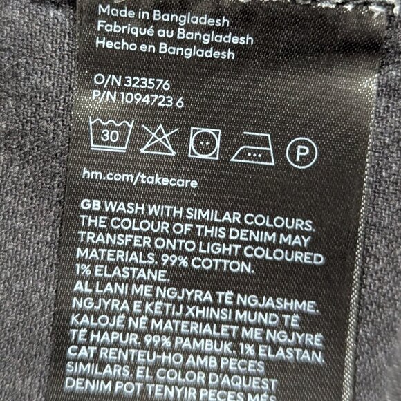 H&M Fitted Denim Dress in Black - Picture 5 of 7